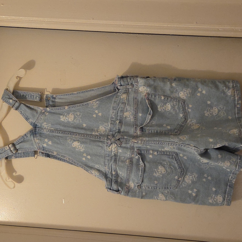 SANRIO MY MELODY Shorts Overalls size Large - Picture 2 of 5